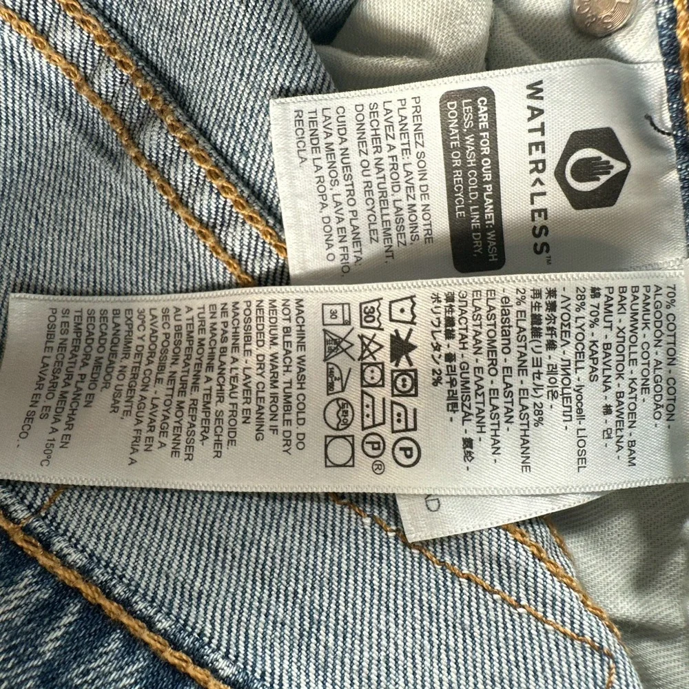 Levis 511 Slim Stretch Jeans Mens 28x30 Light Wash Flex Eco Performance 04511